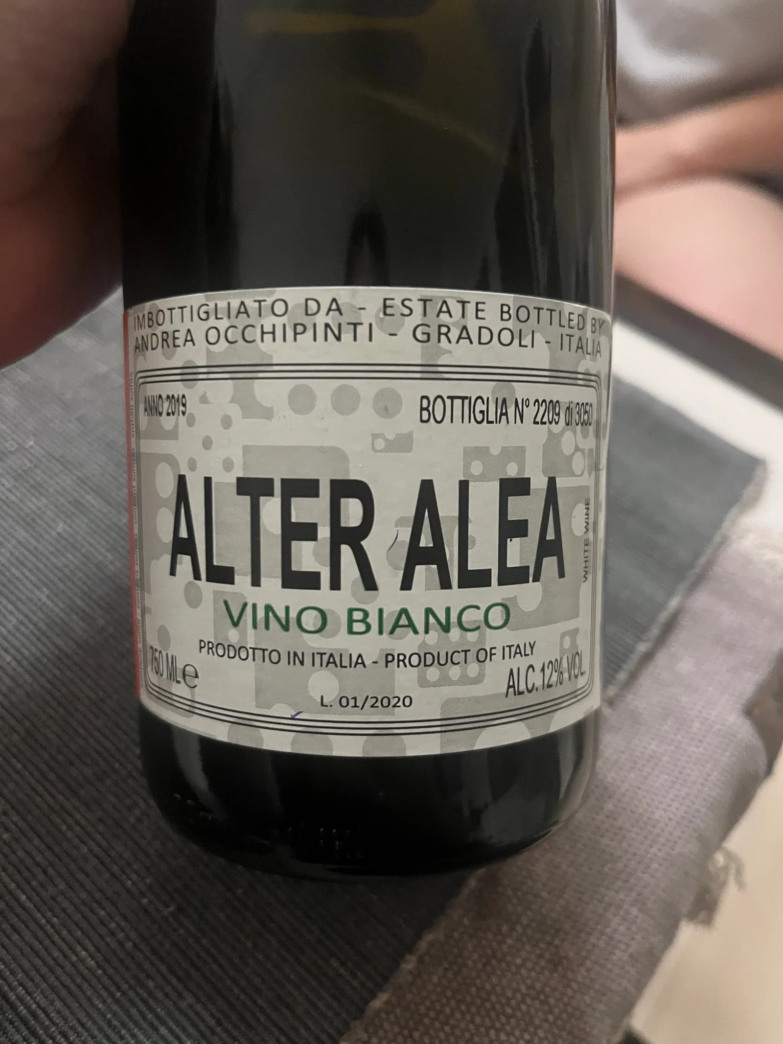 Andrea Occhipinti Alter Alea 2019