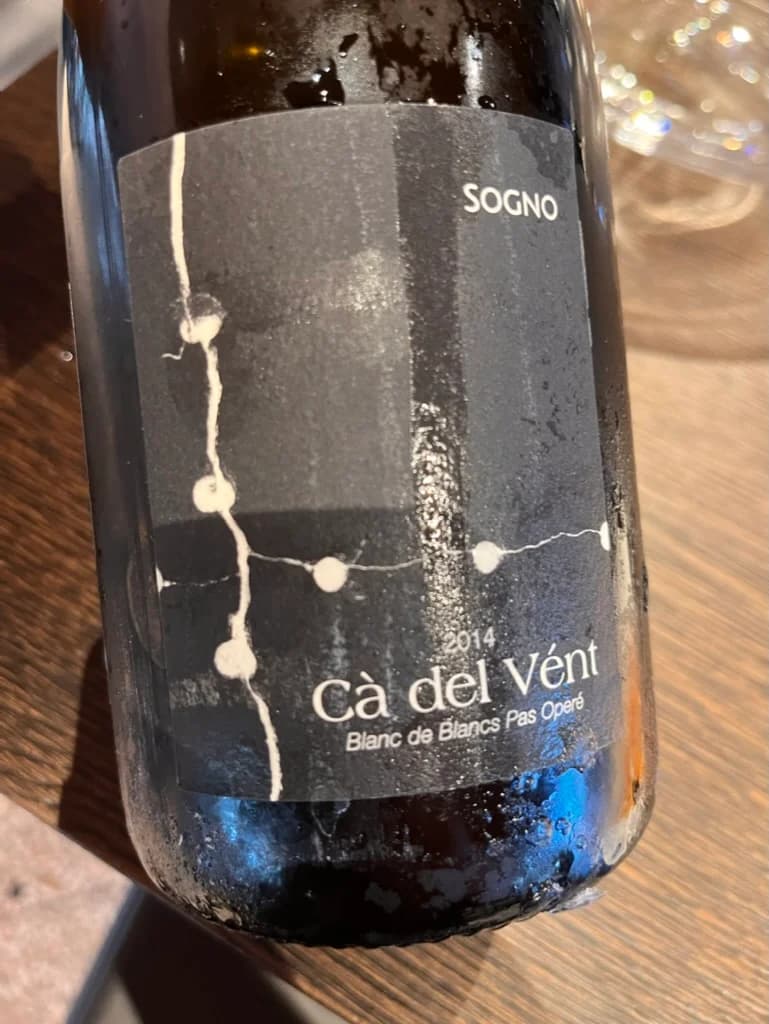 Cà del Vént Sogno Blanc de Blancs Pas Operé 2014