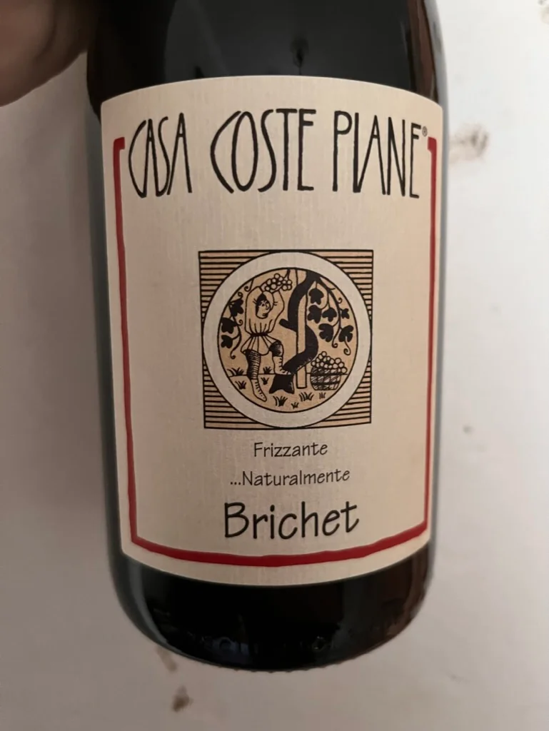 Casa Coste Piane Brichet Frizzante ...Naturalmente NV