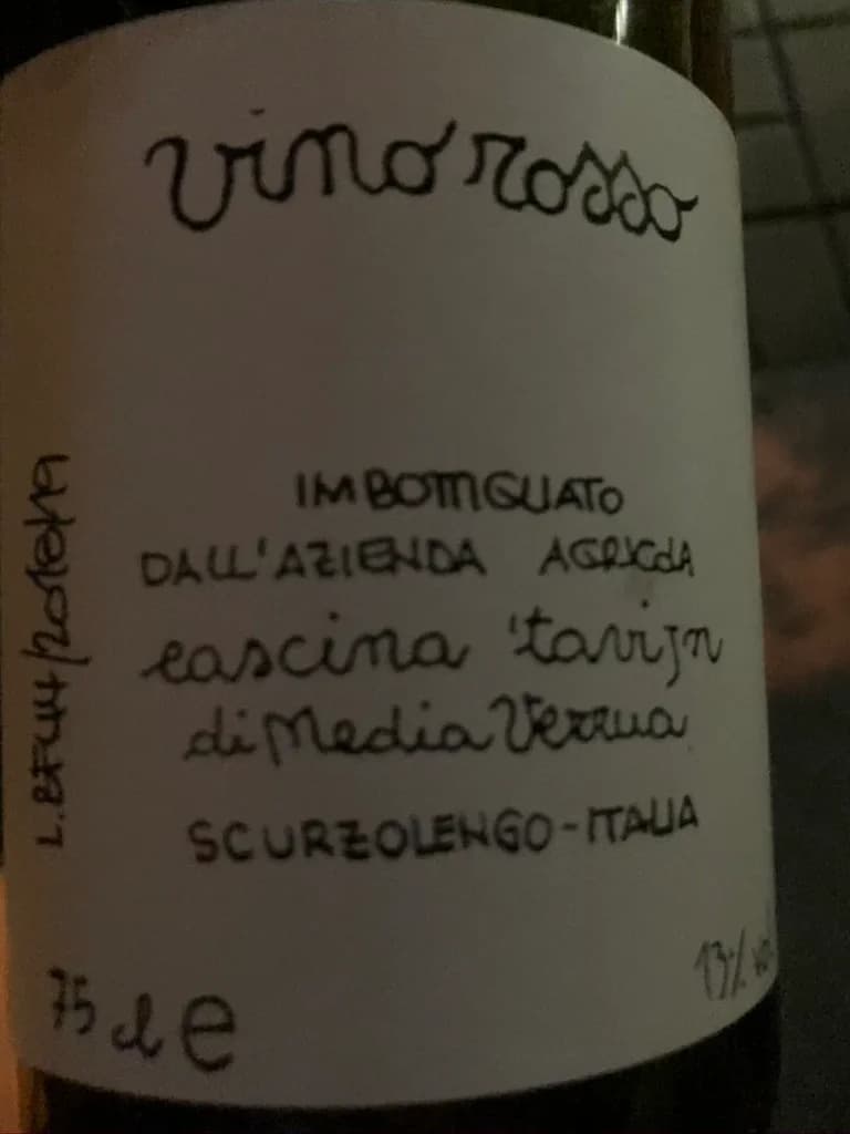 Cascina Tavijn Vino Rosso 2018