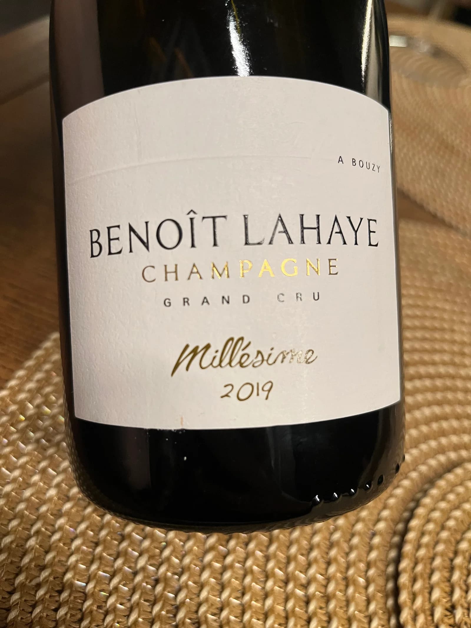 Benoît Lahaye Grand Cru 2019