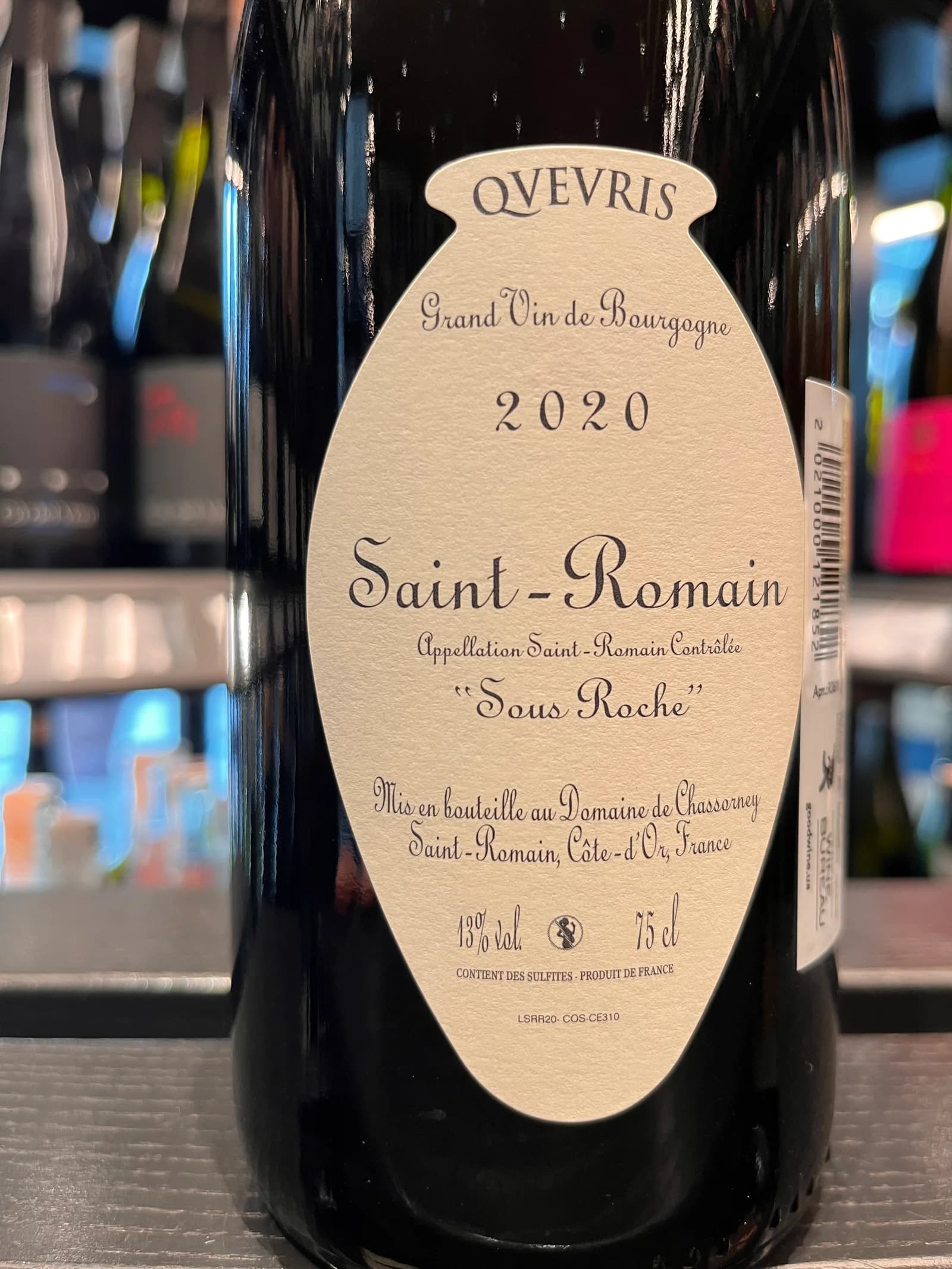 Domaine de Chassorney Saint-Romain Rouge Sous Roches Qvevris 2020