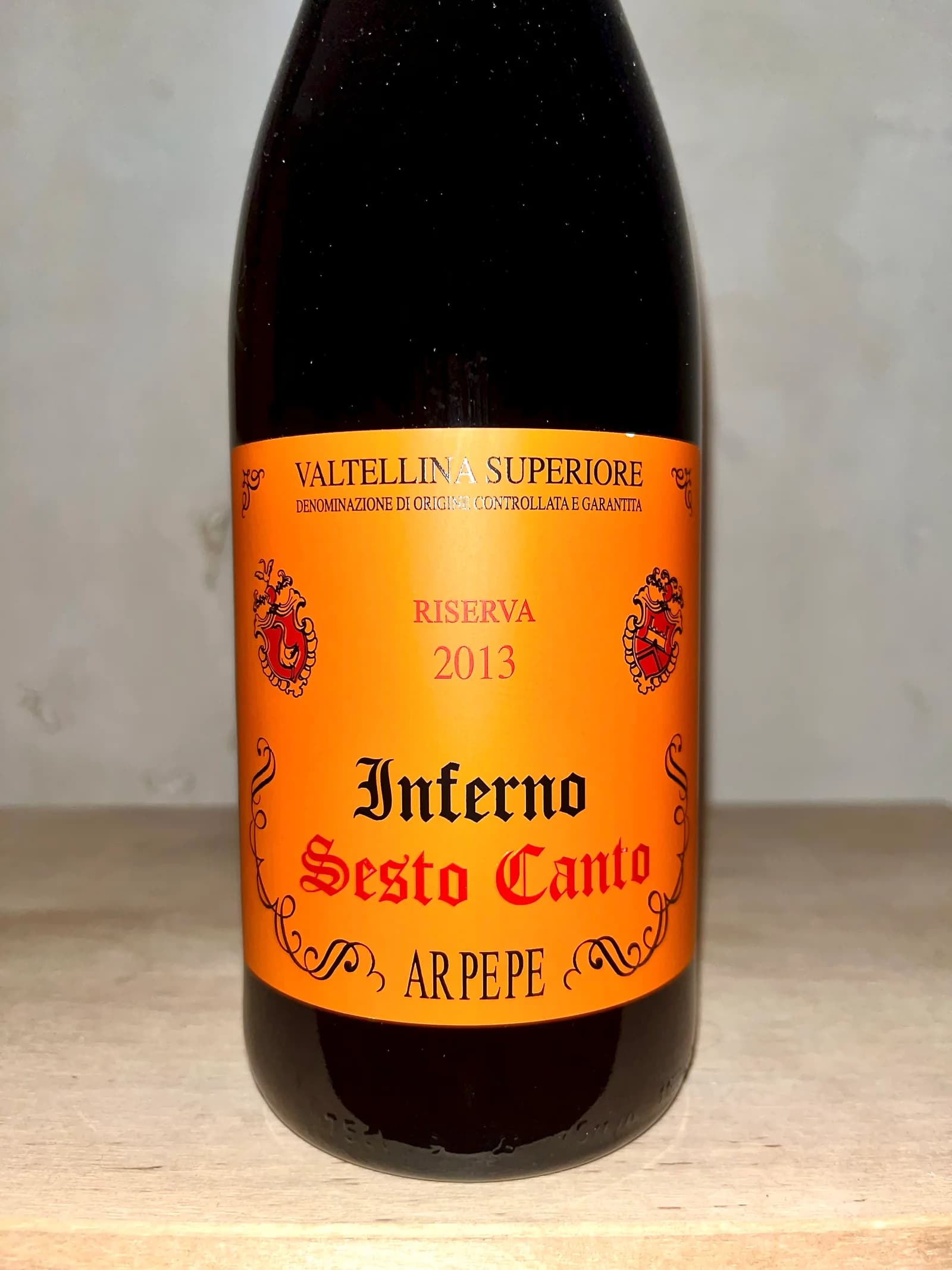Arpepe Inferno Riserva Sesto Canto 2013