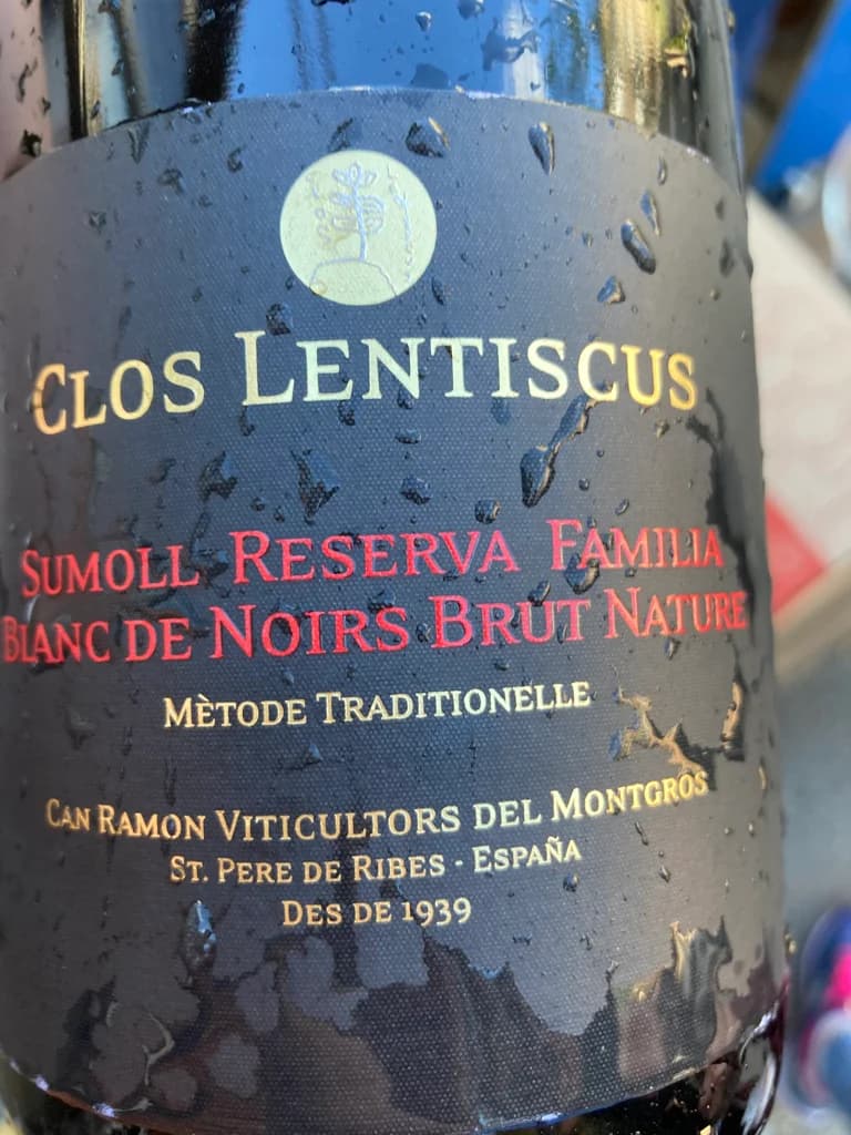 Clos Lentiscus Sumoll Reserva Familia Blanc de Noirs Brut Nature 2017