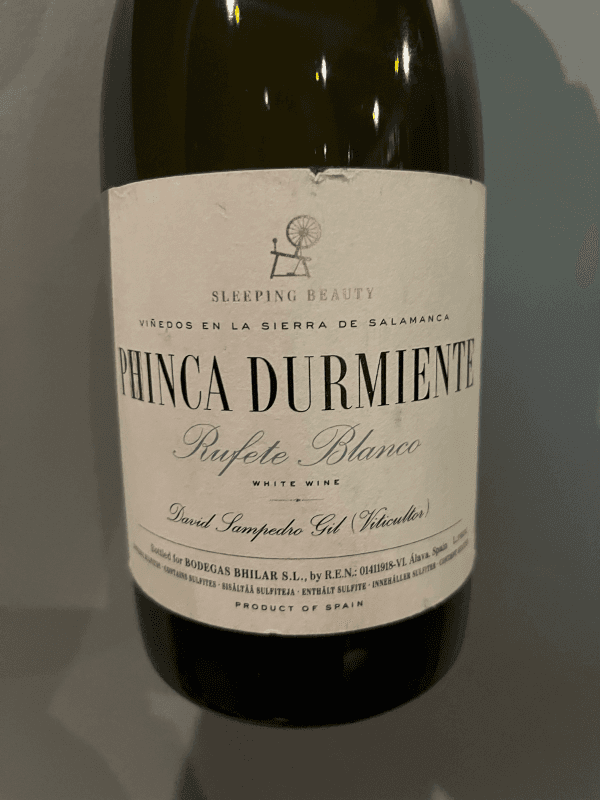 Bodegas Bhilar Phinca Durmiente Rufete Blanco 2014