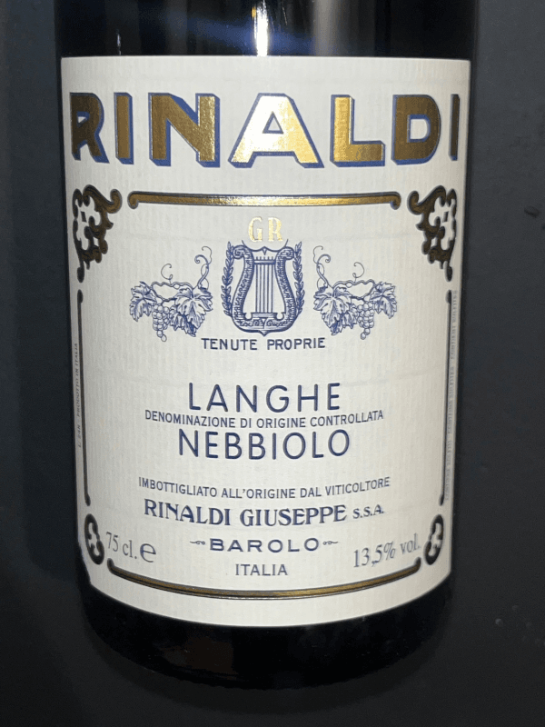 Giuseppe Rinaldi Langhe Nebbiolo 2024