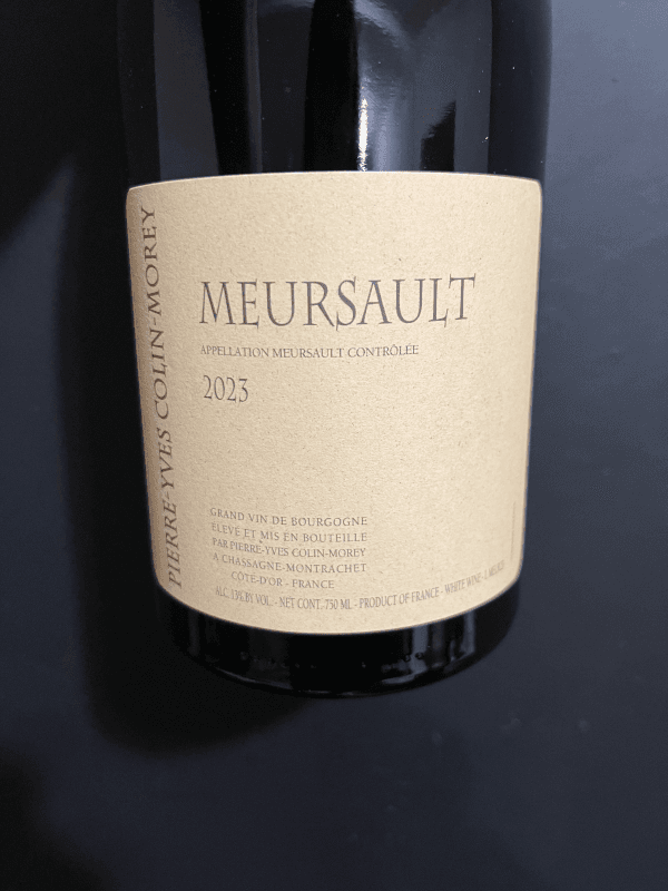 Pierre-Yves Colin-Morey Meursault 2023