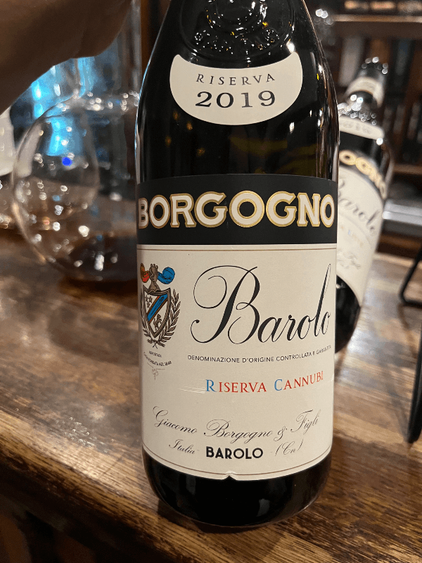 Giacomo Borgogno Barolo Cannubi Riserva 2019