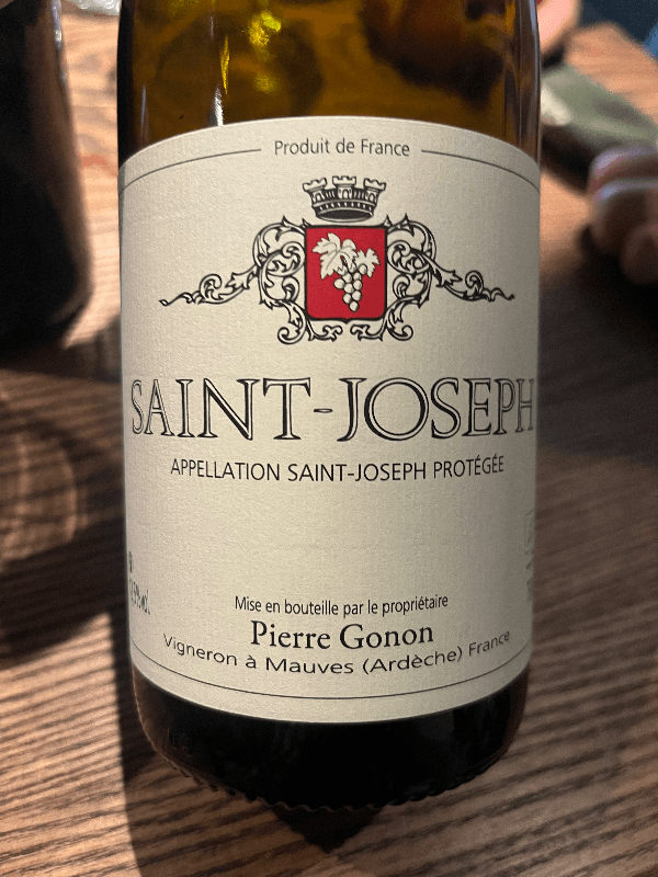Pierre Gonon Saint-Joseph 2023