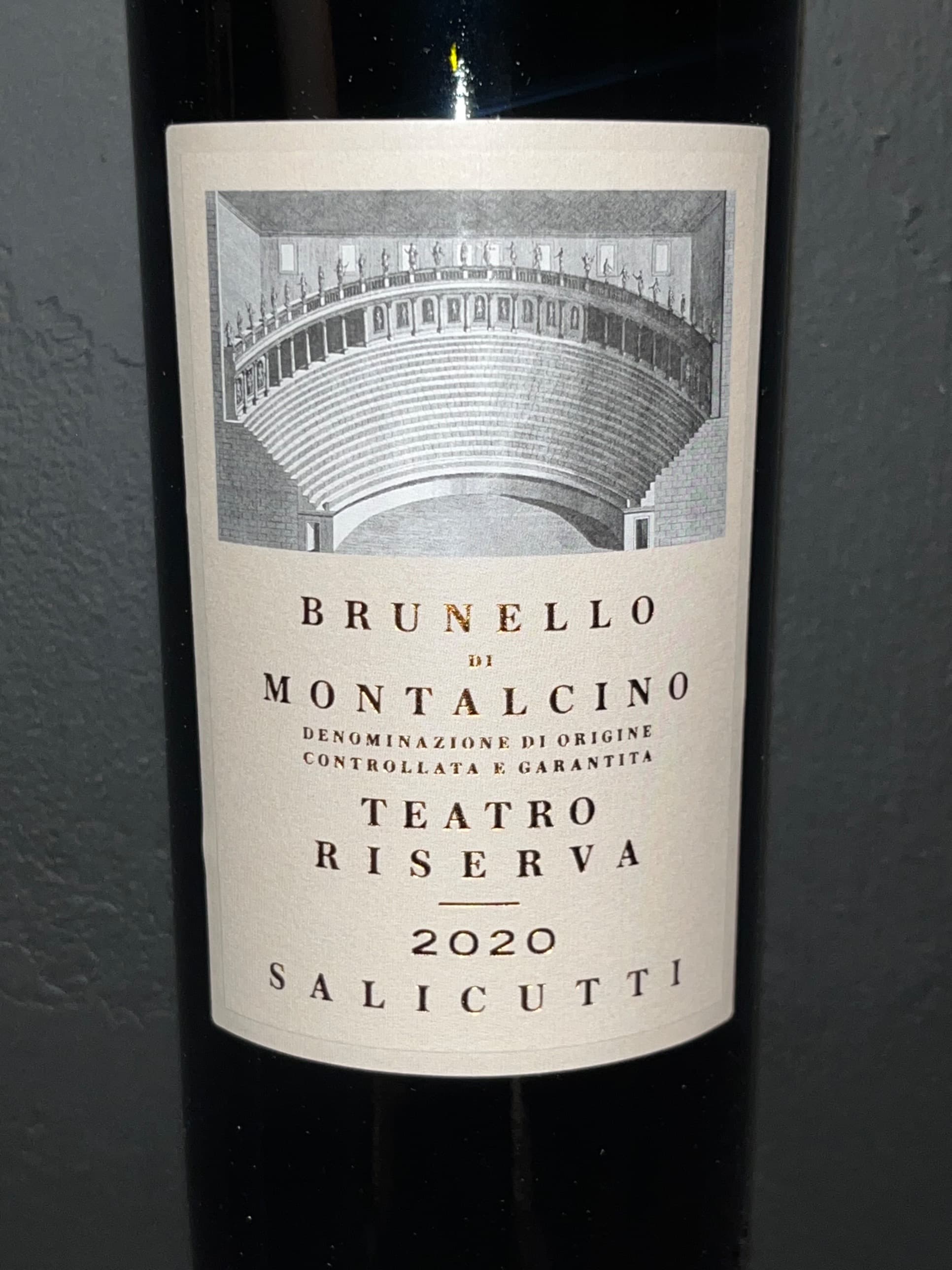 Podere Salicutti Brunello di Montalcino Teatro Riserva 2020