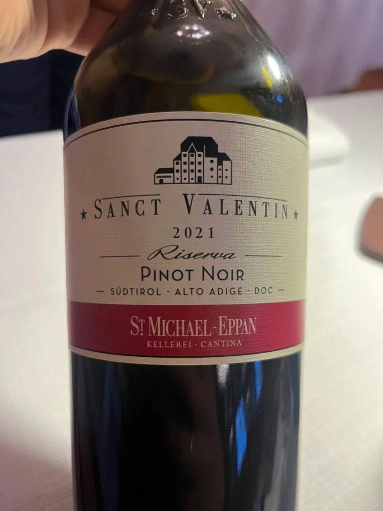 St. Michael-Eppan Sanct Valentin Pinot Noir Riserva 2021
