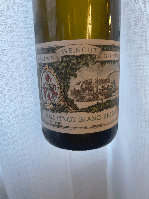 Maximin Grünhaus Pinot Blanc Réserve 2021