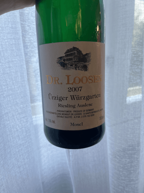 Dr. Loosen Ürziger Würzgarten Riesling Auslese 2007