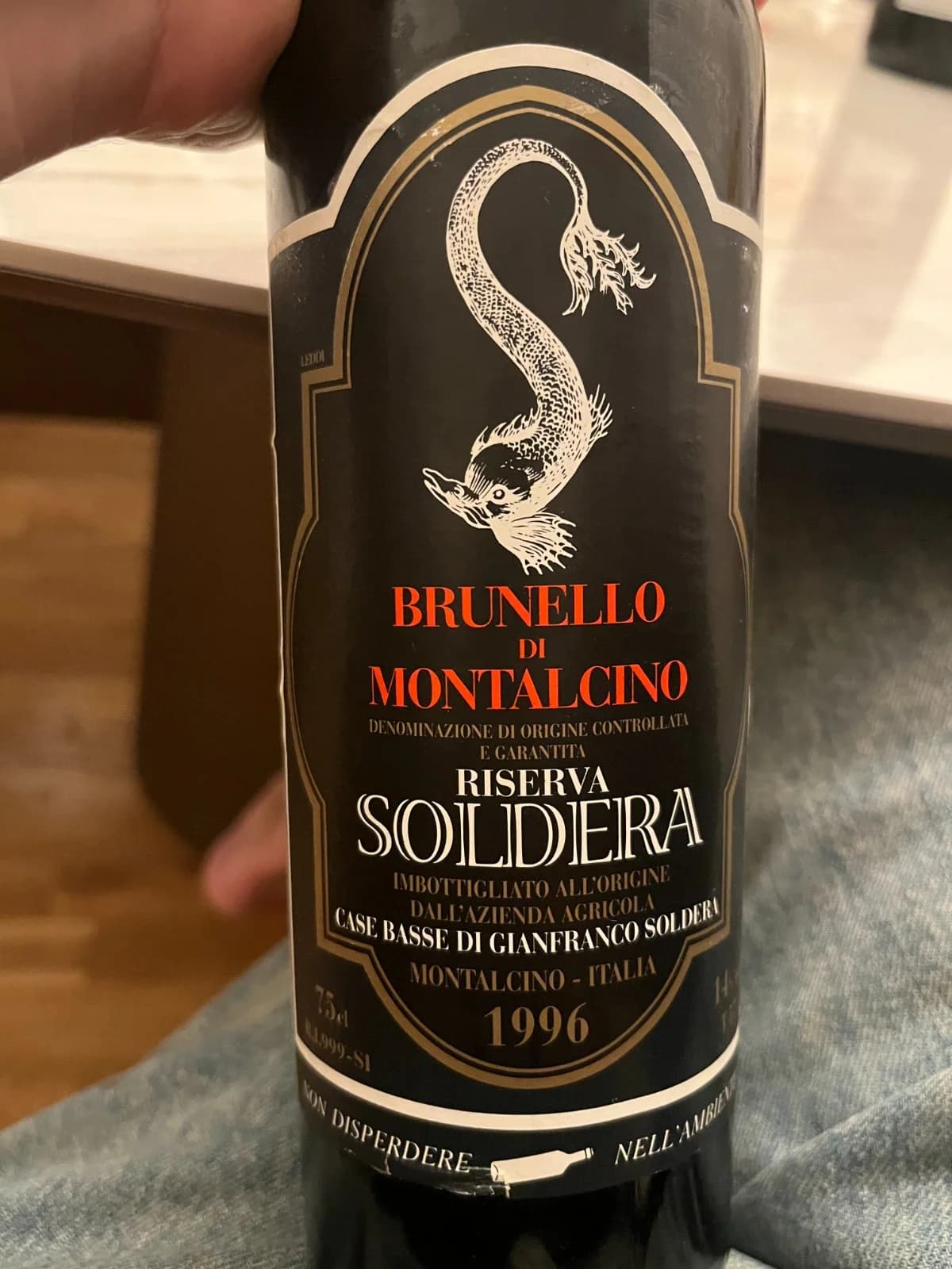 Soldera Case Basse Brunello di Montalcino Riserva 1996