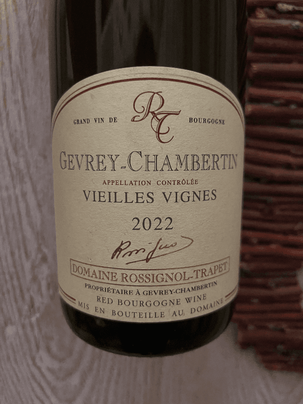 Domaine Rossignol-Trapet Gevrey-Chambertin Vieilles Vignes 2022