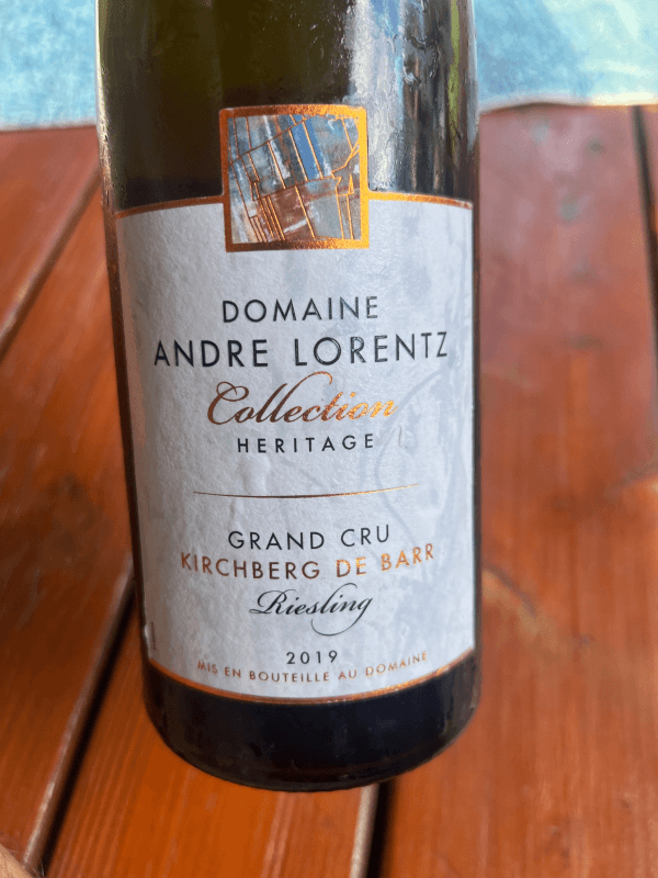 Domaine André Lorentz Collection Héritage Kirchberg de Barr Grand Cru 2019